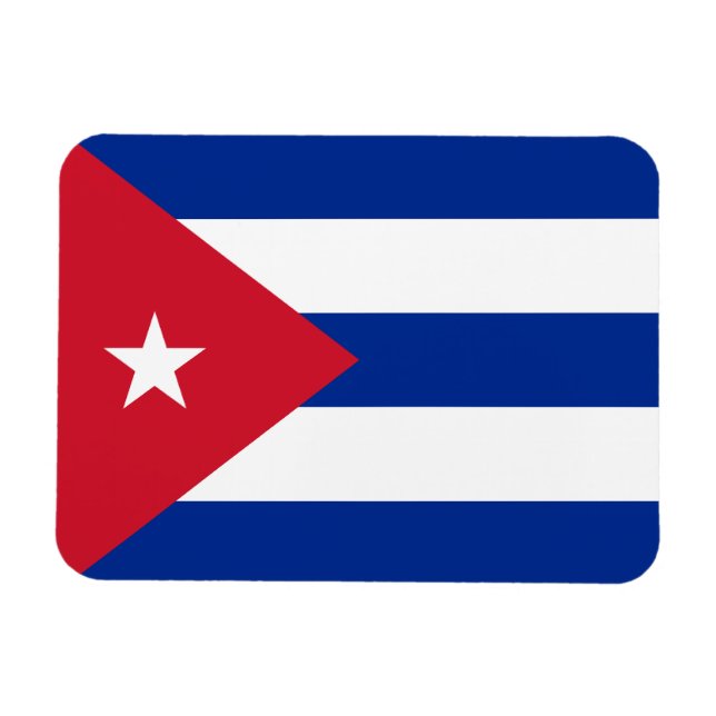 Ímã Bandeira Cuba - Magnet Premium (Horizontal)