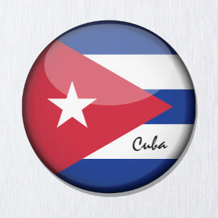 Imã Bandeira cubana e Cuba - fãs de viagem/esportes