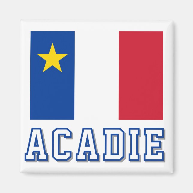 Imã Bandeira da Acádia (Frente)