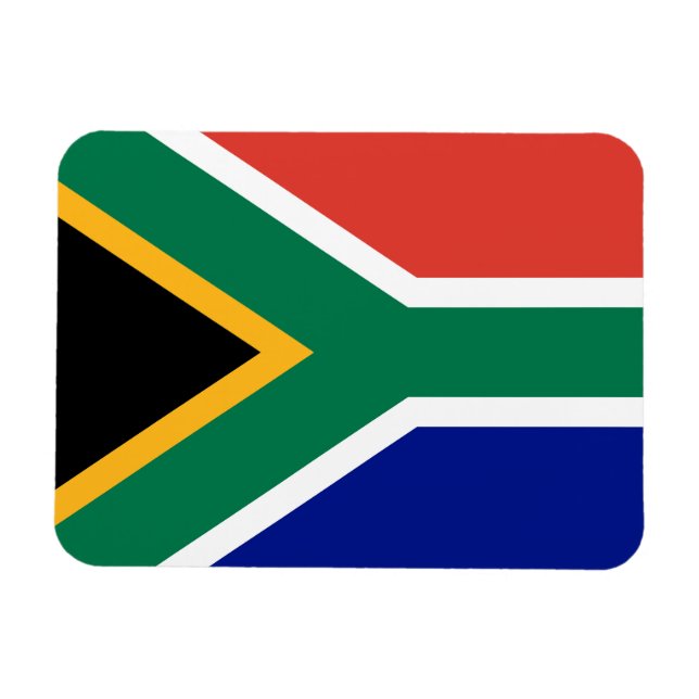 Ímã Bandeira da África do Sul (Horizontal)