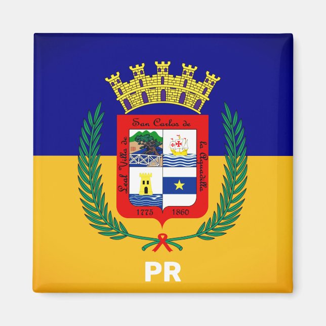 Imã Bandeira da Aguadilla, Porto Rico (Frente)