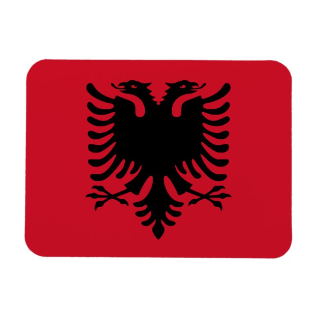 Ímã Bandeira da Albânia (Horizontal)