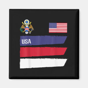 Imã Bandeira da América do EUA Futebol Bandeirinha Tor