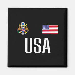 Imã Bandeira da América EUA Futebol de Bandeira Fã de