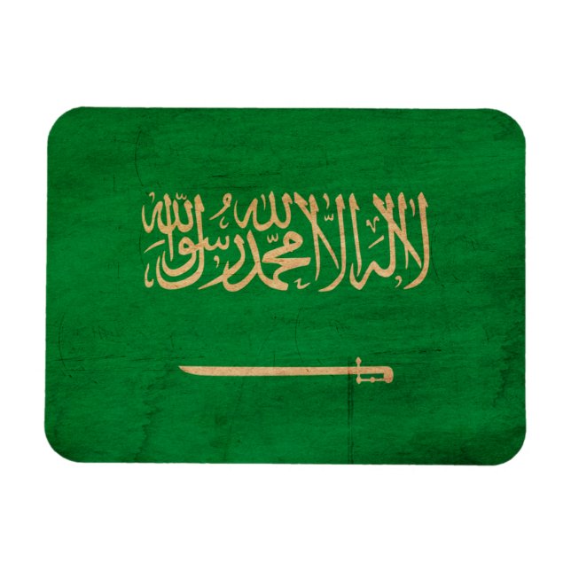 Ímã Bandeira da Arábia Saudita (Horizontal)