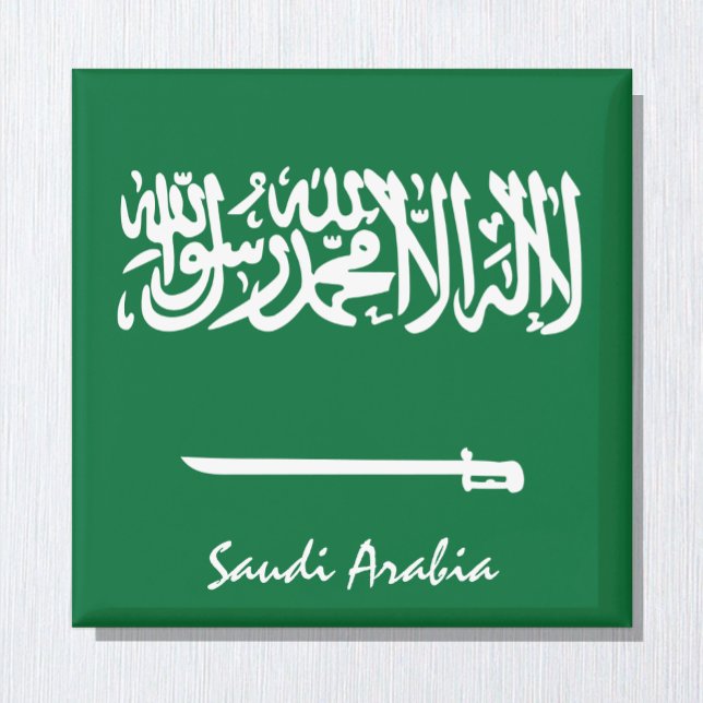 Imã Bandeira da Arábia Saudita e fãs de férias/esporte (Criador carregado)