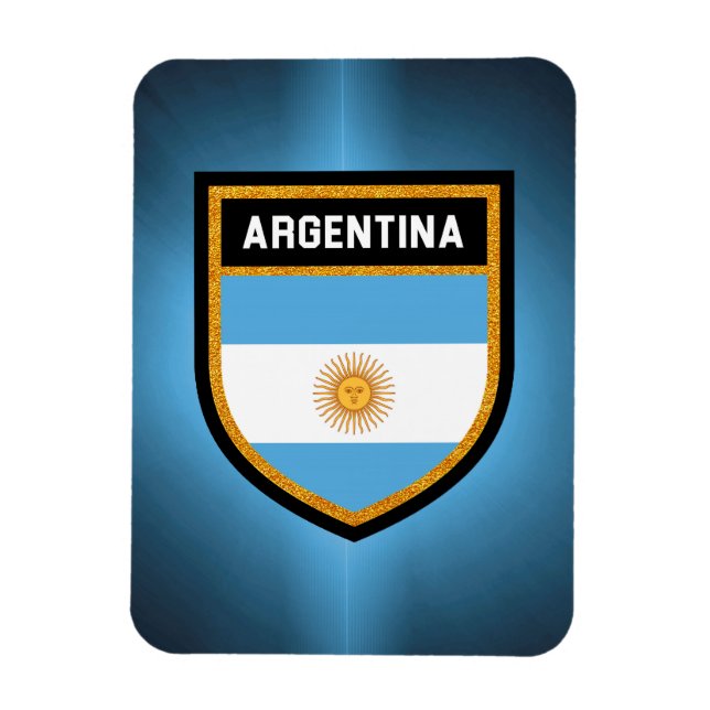 Ímã Bandeira da Argentina (Vertical)
