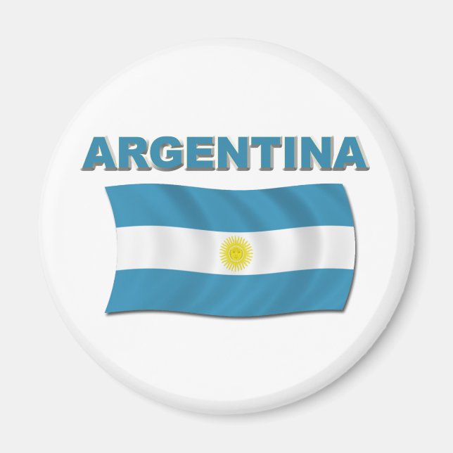 Imã Bandeira da Argentina 1 (Frente)