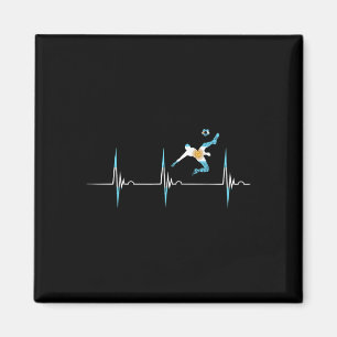 Imã Bandeira da Argentina Batimento cardíaco Ekg Pulso