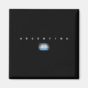 Imã Bandeira da Argentina Orgulho Vintage Retro Futebo