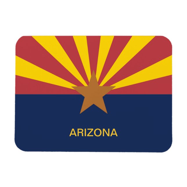 Ímã Bandeira da Arizona (Horizontal)