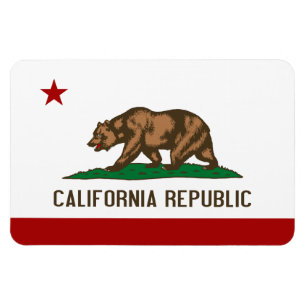 Ímã Bandeira da BANDEIRA de CALIFÓRNIA -