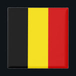 Imã Bandeira da Bélgica<br><div class="desc">A bandeira da Bélgica é feita de linhas negras,  amarelas e vermelhas. É um presente excelente para aqueles que amam a Bélgica ou têm uma herança belga. Este design também está disponível em muitos outros produtos para você escolher.</div>