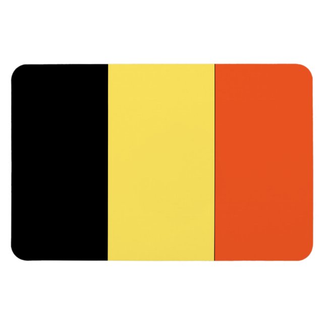 Ímã Bandeira da Bélgica (Horizontal)