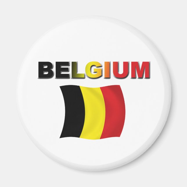 Imã Bandeira da Bélgica (Frente)