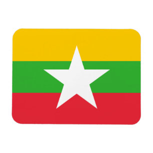 Ímã Bandeira da Birmânia/Mianmar