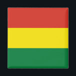 Imã Bandeira da Bolívia (Bolívia)<br><div class="desc">Produtos de Sinalizador Mundial Personalizáveis - Sinta-se livre para adicionar seu próprio texto.</div>