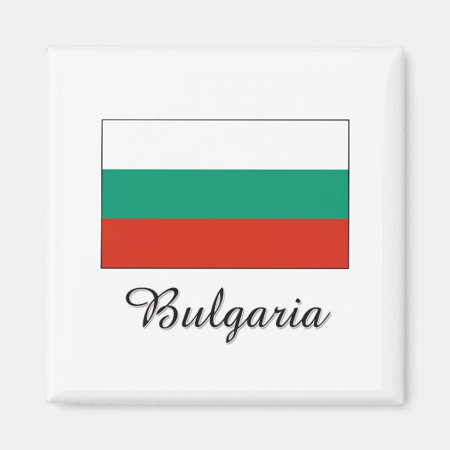Imã Bandeira da Bulgária Design (Frente)