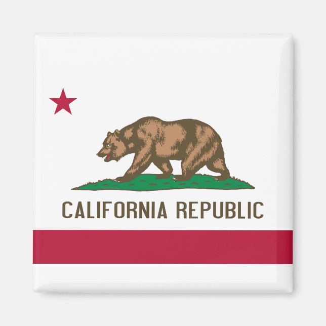 Imã Bandeira da Califórnia (Frente)