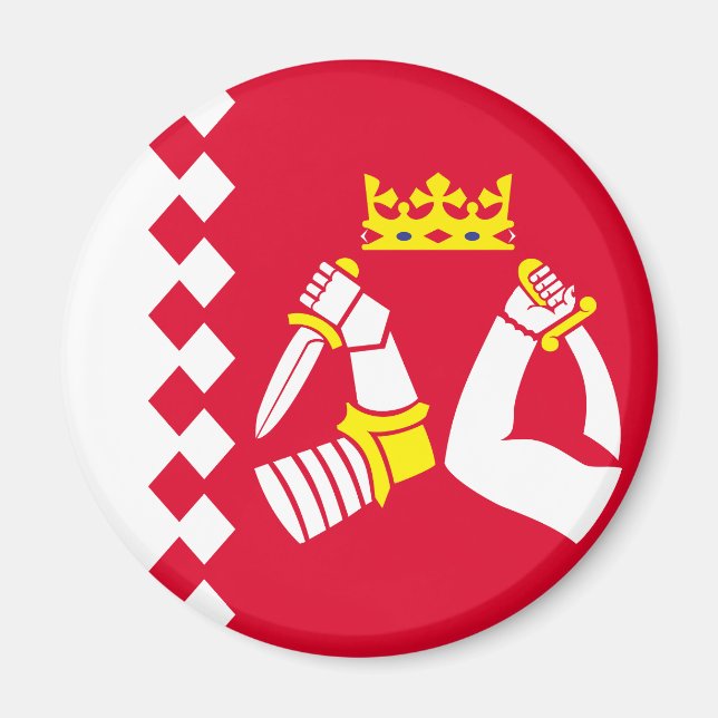Imã Bandeira da Carélia do Norte (Frente)