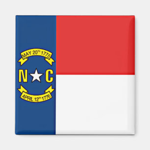Imã Bandeira da Carolina do Norte