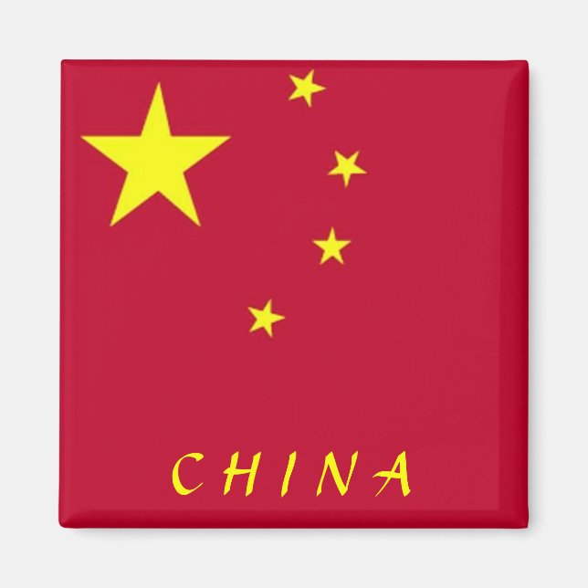 Imã Bandeira da China (Frente)