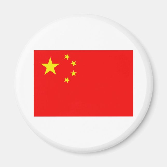 Imã Bandeira da China (Frente)