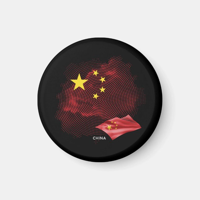 Imã bandeira da China (Frente)