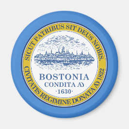 Imã Bandeira da Cidade de Boston (Massachusetts)