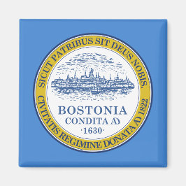 Imã Bandeira da Cidade de Boston (Massachusetts)