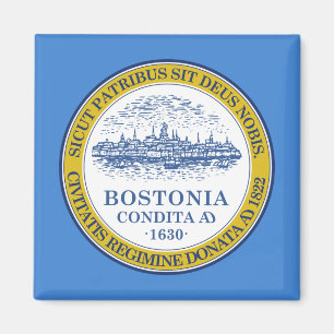 Imã Bandeira da Cidade de Boston (Massachusetts)