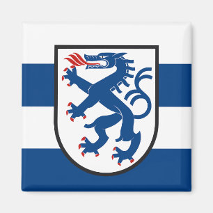 Imã bandeira da cidade de Ingolstadt alemanha símbolo
