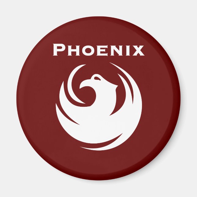 Imã bandeira da cidade de Phoenix (Frente)