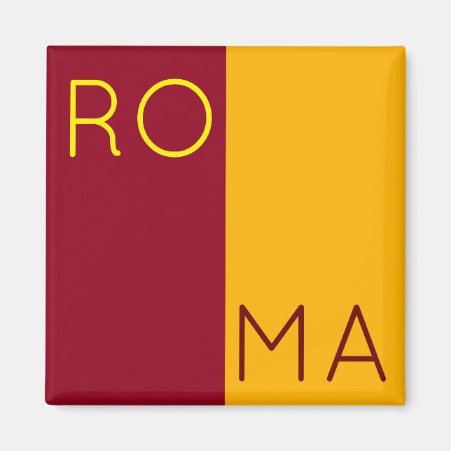 Imã Bandeira da cidade de Roma, Itália (Frente)