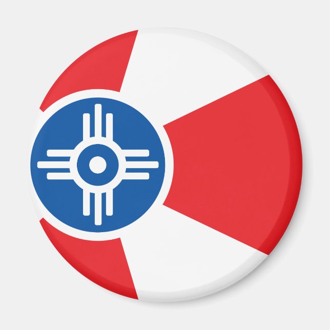 Imã Bandeira da cidade de Wichita (Frente)