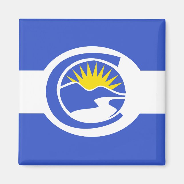 Imã Bandeira da Cidade do Centenário (Colorado) (Frente)