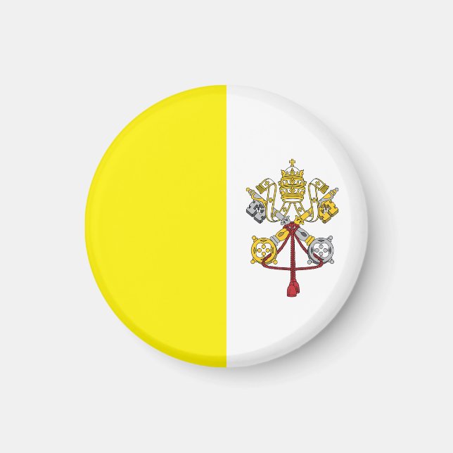 Imã Bandeira da Cidade do Vaticano (Frente)