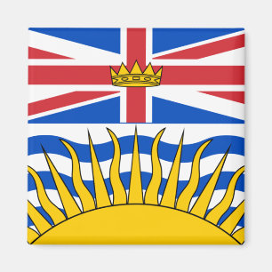 Imã Bandeira da Colúmbia Britânica