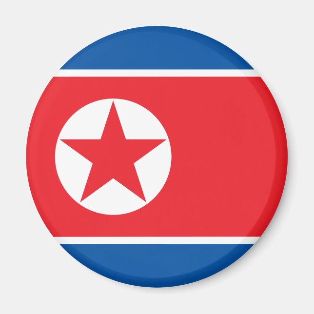 Imã Bandeira da Coreia do Norte (Frente)