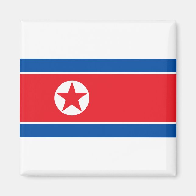 Imã Bandeira da Coreia do Norte (Frente)