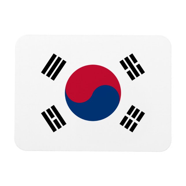Ímã Bandeira da Coreia do Sul (Horizontal)