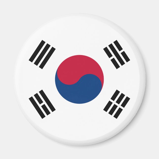 Imã Bandeira da Coreia do Sul (Frente)
