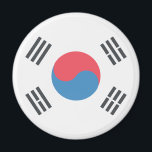 Imã Bandeira da Coreia do Sul<br><div class="desc">Bandeira da Coreia do Sul Emoji. Emoji art Versão 2 de EmojiOne. Licenciado sob Creative Commons (CC-BY 4.0).</div>