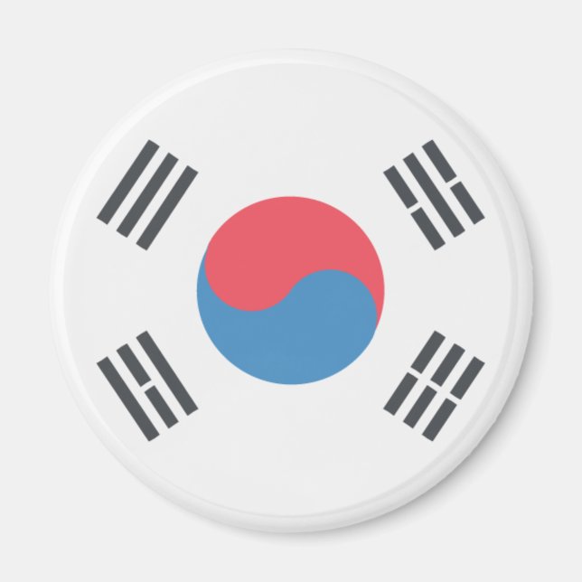 Imã Bandeira da Coreia do Sul (Frente)