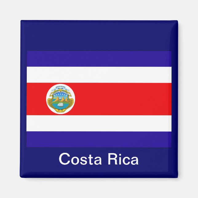 Imã Bandeira da Costa Rica (Frente)