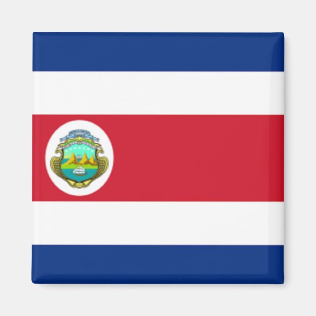 Imã bandeira da Costa Rica (Frente)