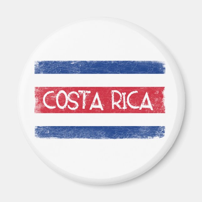 Imã bandeira da Costa Rica (Frente)
