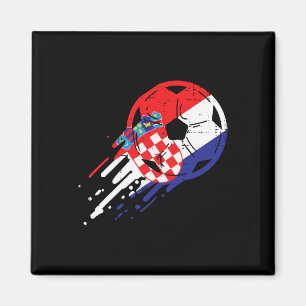 Imã Bandeira da Croácia Torcedor de Futebol Croata Hom