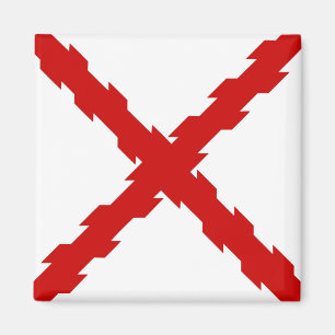 Imã Bandeira da Cruz de Borgonha