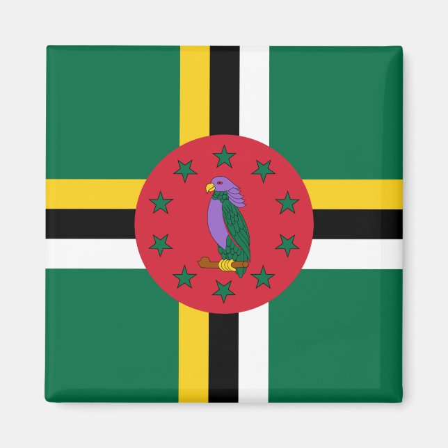 Imã Bandeira da Domínica (Frente)